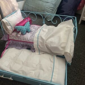 American girl doll pull out bed